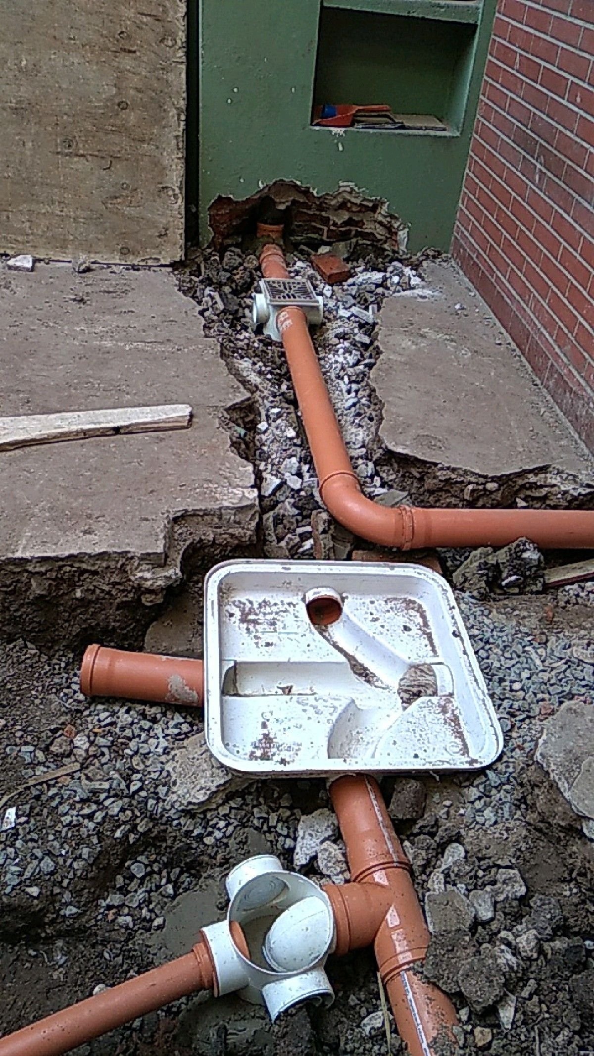 Instalación de alcantarillado